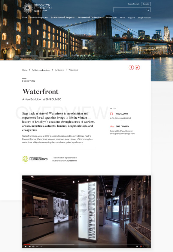 03 Brooklyn Historical Society Website Fullscreen