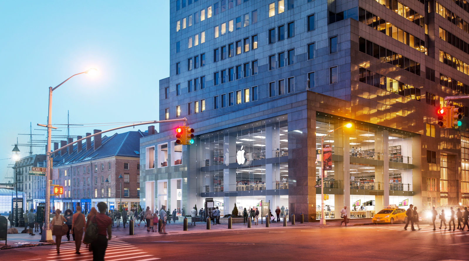 South Street Seaport Apple Corner